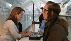 Mobile Eye used for airport marketing research