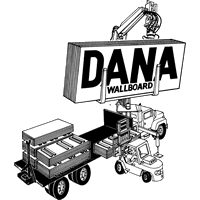 For page printing of Dana Wallboard's logo