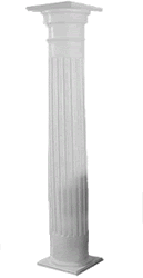 6x6 Round Fluted Column