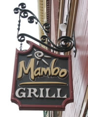 Mambo Grill sign