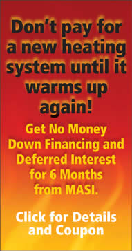 No money down for a new heating system!