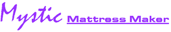 Mystic Mattress Maker Mattress Factory Logo