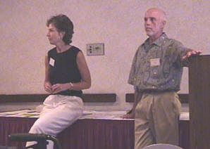 Attorneys Kay Frishman and Dennis Peterson