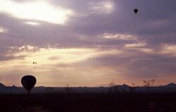 Scenery from balloon