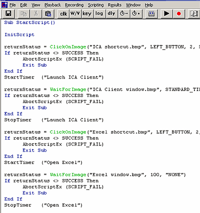 CitraTest VU Example Scripts